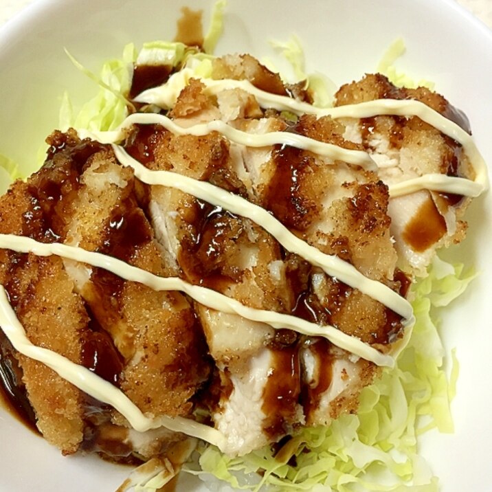 節約レシピ ミニ チキンカツ丼♪